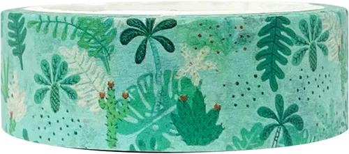 Vista 9 de allydrew Cinta adhesiva Washi, 0.591 in x 5M, zorro y floral