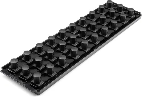 Vista 20 de TEKTON Carraca de 3/4 pulgadas x riel para dados de 8 pulgadas, 5 clips (rojo) OSR31105 Fabricado en Estados Unidos Negro