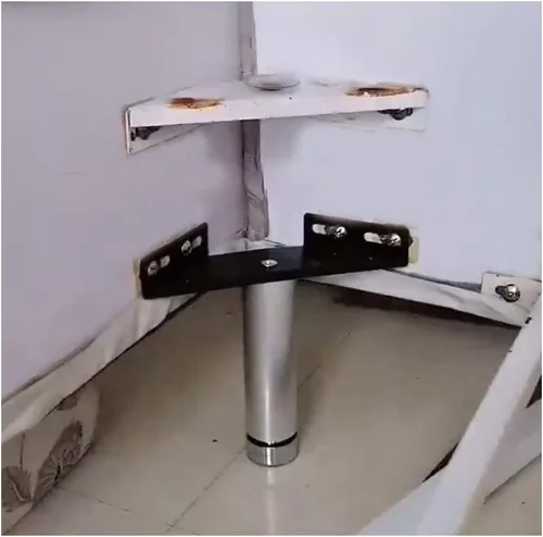 Vista 8 de Patas ajustables para cama de muebles, patas de repuesto de aleación de aluminio, patas de soporte de aleación de aluminio, conexión de código