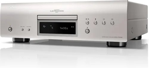 Vista 10 de Denon DCD-1700NE Reproductor SACD, Reproductores de CD para el hogar, convertidor D/A de 192 kHz/32 bits de ultra precisión, diseño resistente a