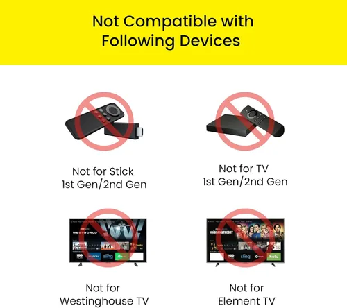 Vista 8 de IDGPUW Mando a distancia de repuesto para Insignia/Toshiba/AMZ TV, apto para TV Stick 4k, 4k Max, Cube Control de voz, configuración simple