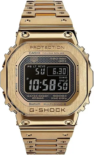 Vista 5 de Casio Reloj digital de cuarzo para hombre con correa de acero inoxidable Gmw-B5000Gd-9Er