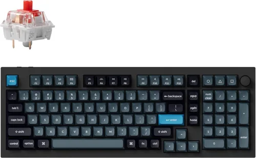 Vista 10 de Keychron Q5 Pro Teclado Mecánico Inalámbrico QMK/VIA, Diseño de 96% de Distribución Programable con Botón Giratorio, Diseño de Doble Junta