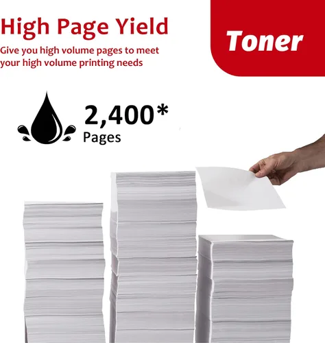 Vista 3 de Cartucho de tóner negro 104 de alto rendimiento (paquete de 2) – Reemplazo de tóner CRG-104 compatible con Vsenk para tóner 104 para impresora