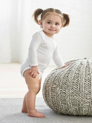 Vista 2 de Gerber unisex-baby Multi-pack Long-sleeve Onesies Bodysuit Mitten Cuff Sizes