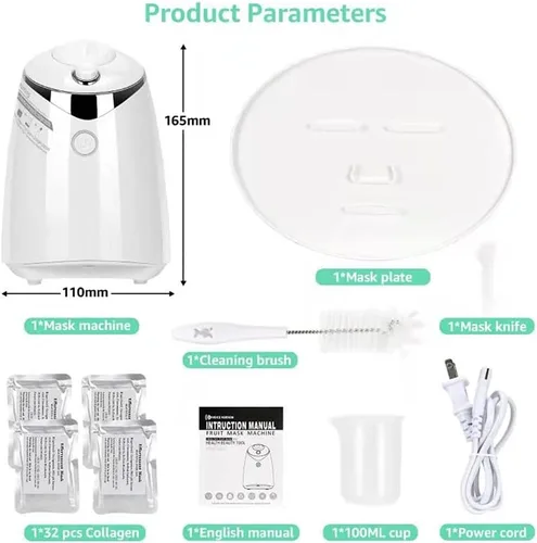 Vista 7 de Máquina para fabricar mascarillas faciales, máquina profesional de mascarillas faciales de bricolaje, máquina automática de mascarillas faciales