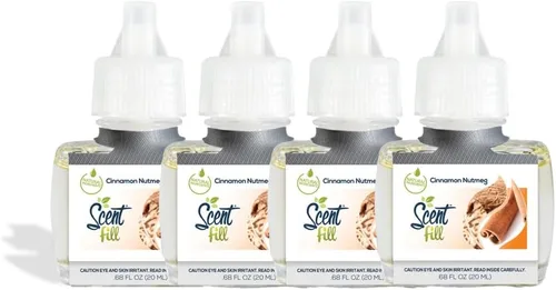 Vista 11 de Scent Fill Ambientador enchufable de sidra de manzana, 4 recambios de aceite perfumado