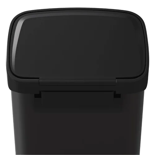 Vista 8 de Garvee Basurero de metal de 13 galones / 50 L con tapa, bote de basura grande para cocina, cubo de basura de metal a prueba de óxido con pedal