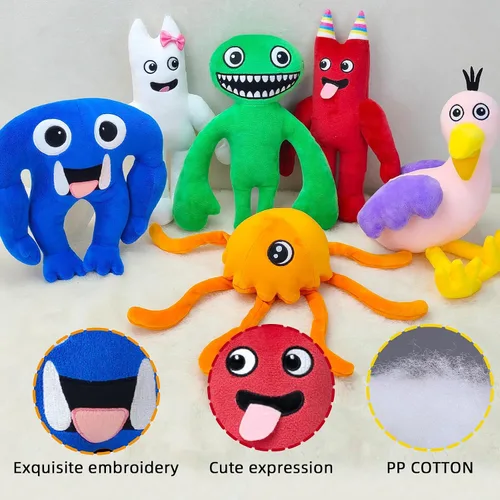 Vista 3 de 6 juguetes de peluche de 10 pulgadas, nuevos juguetes para fanáticos, figura de peluche, regalos para niños (6 unidades-01)