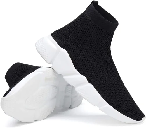 Vista 7 de Casbeam Zapatos para correr para mujeres Zapatillas sin cordones para tenis y caminar Zapatillas ligeras transpirables cómodas para trabajo gimnasio