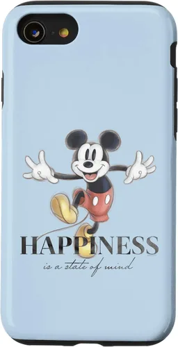 Vista 18 de Disney 100 aniversario Mickey Mouse D100 Quote Happiness Case para iPhone 17
