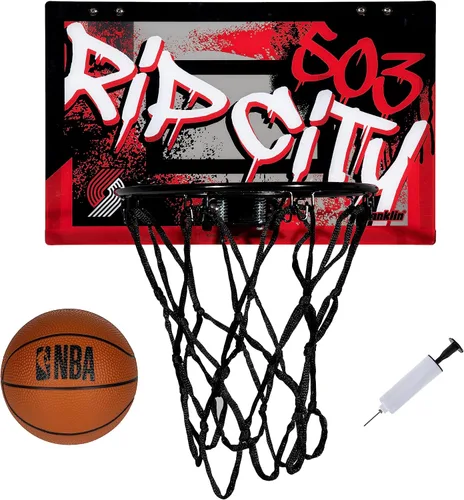 Vista 20 de Franklin Sports NBA Team Over the Door Aros de Baloncesto - Mini Aro de Baloncesto Interior para Niños + Juego de Pelota - Mini Aros para Fanáticos