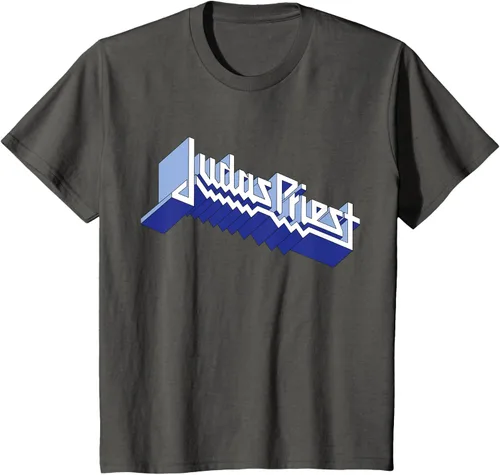 Vista 34 de Judas Priest - Camiseta con logotipo de Defender, Negro