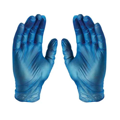 Vista 2 de Guantes de vinilo AMMEX IVBPF GlovePlus, 100/caja, desechables, libres de polvo, sin esterilizar, 0.13 onzas líquidas, seguros para manipular