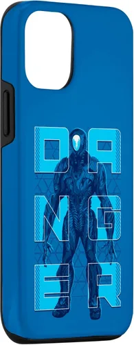 Vista 3 de Carcasa azul para iPhone 14 Danger Will Robinson