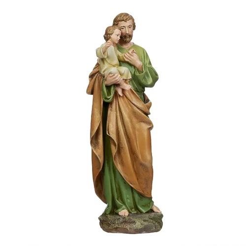 Vista 6 de Joseph Studio - Figura de estatua de San José de 14 pulgadas, colección renacentista Colección del Renacimiento • Estatua religiosa • Decoración