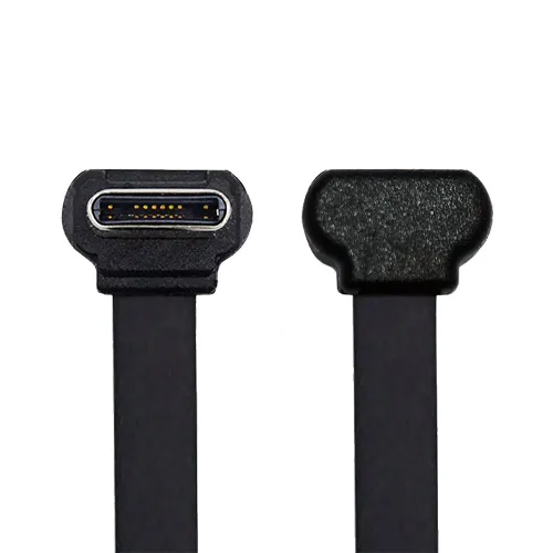 Vista 11 de xiwai Cable de carga USB-C corto en ángulo macho a macho de 5.9 in ultra