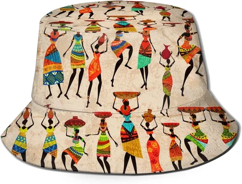 Vista 11 de Sombrero de pescador africano para viajes en la playa, sombrero de verano, protección solar UV, sombrero de pescador, regalos africanos