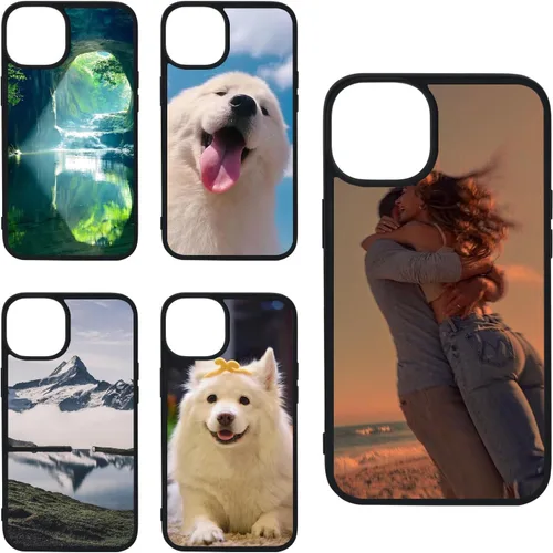 Vista 14 de 5 fundas para teléfono de sublimación para iPhone 11 de 6.1 pulgadas, fundas de teléfono imprimibles para teléfono personalizadas, fundas