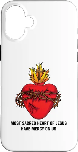 Vista 22 de iPhone 16 Most Sacred Heart of Jesus Design Case