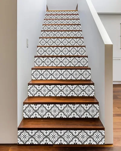Vista 37 de FLFK Calcomanías para escaleras - Adhesivos para escaleras, Calcomanías autoadhesivas para escalones de Sunrise Coast, para decoración del hogar