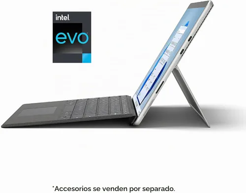 Vista 5 de Microsoft Surface Pro 8 - Pantalla táctil de 13 pulgadas, Intel Evo Platform, Core i7, memoria de 32 GB, SSD de 1 TB. Solo dispositivo, platino