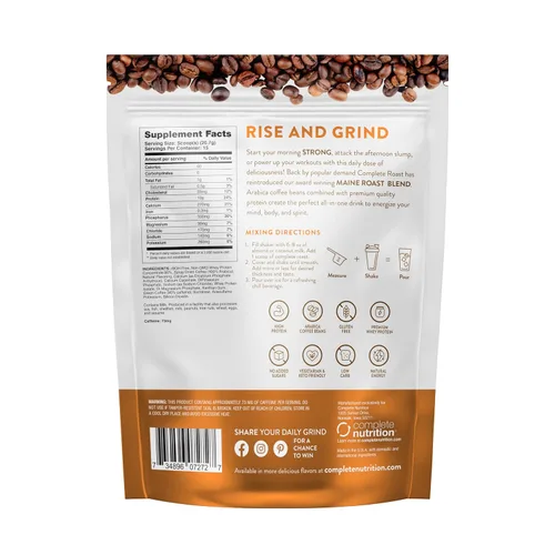 Vista 6 de Complete Roast - Paquete de 3 Frapé de caramelo, café helado y vainilla (frapé de caramelo, café con leche moca, mantequilla de maní moca)