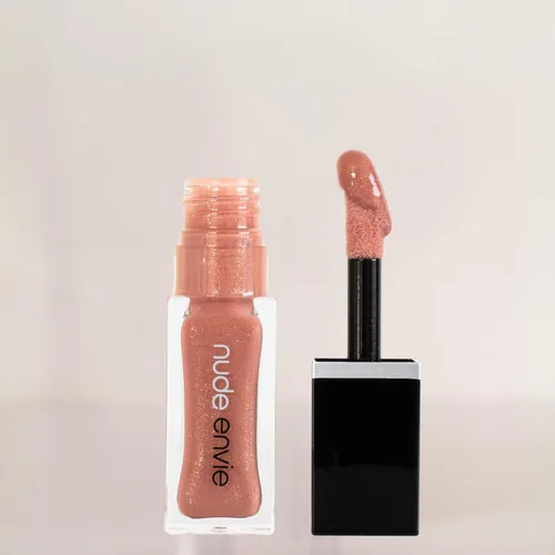 Vista 19 de nude envie - Brillo de labios - Acabado de alto brillo - Hidratante y fácil aplicación - Hidratación de lujo - Fórmula antiadherente - Con vitamina