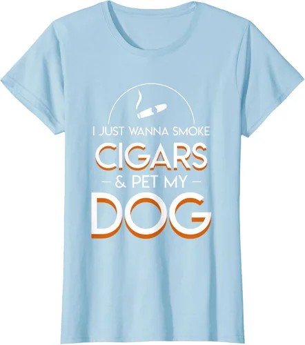 Vista 23 de Solo quiero fumar cigarros y mascotas a los amantes de los perros de mi perro, Negro, S