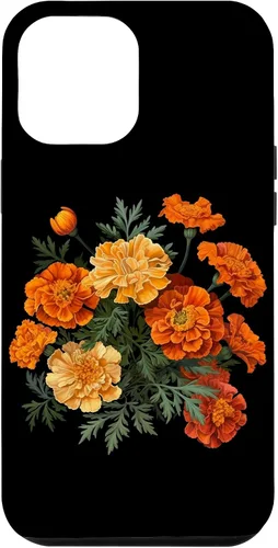 Vista 26 de Funda para iPhone 17 con diseño de flores de caléndula del mes de nacimiento