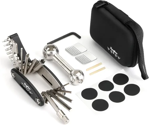 Vista 10 de WOTOW Kit de herramientas para bicicleta, multiherramienta portátil