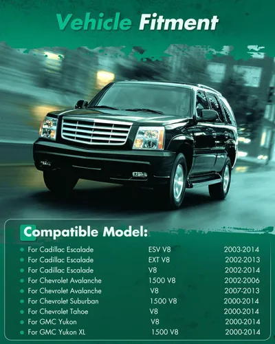 Vista 2 de SCITOO 578-237 Juego de 2 correas para tanque de combustible compatibles con Cadillac Escalade/Escalade ESV/Escalade EXT, para Chevy