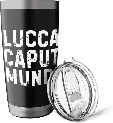 Vista 5 de Lucca Caput Mundi Lucchese Simpatica Uomo Donna Bambino - Vaso aislado de acero inoxidable