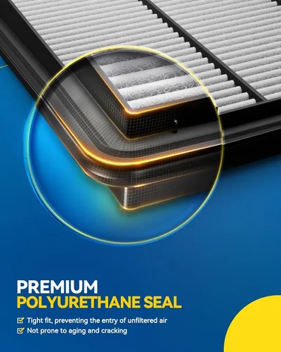 Vista 3 de PHILTOP Filtro de aire de motor CA10165 de repuesto para Honda Civic 2006-2011, L4 1.8L, panel rígido