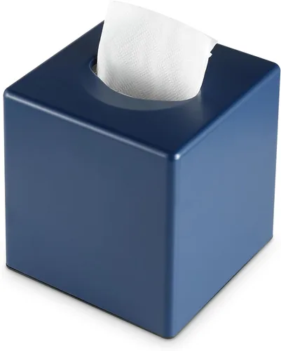 Vista 9 de Y-in Hand Funda para caja de pañuelos, soporte cuadrado para caja de pañuelos faciales, accesorios de almacenamiento para tocador de baño, encimeras