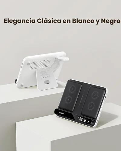 Vista 8 de Estación de carga dual de teléfono, cargador inalámbrico para Google Pixel 9a/9 Pro/9/8 Pro/7 Pro (no para 9 Pro Fold), para Pixel Watch 3/2/Fitbit