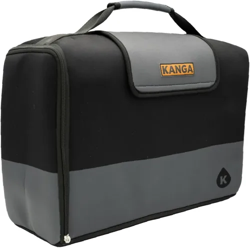 Vista 13 de Kanga Kanga Kase Mate - Bolsa térmica aislada - Bolsa térmica suave - Enfriador de bebidas para latas de cerveza y seltzer - Aislamiento y Woody
