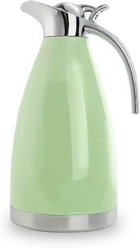 Vista 10 de Sumerflos Jarra térmica de café de acero inoxidable de 68 onzas/termo de doble pared con aislamiento al vacío, retención de calor de 12 horas, 2 Azul