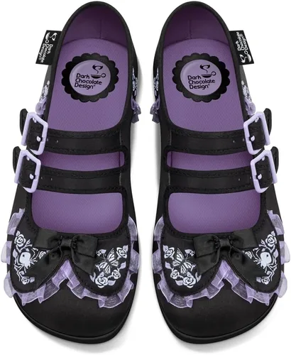 Vista 7 de Hot Chocolate Design Nostalgic - Zapatos planos con correa de hebilla para Cereza