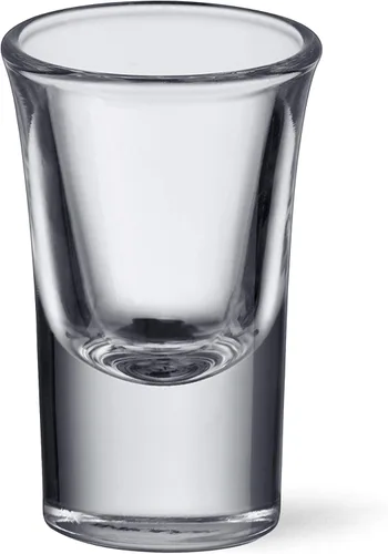 Vista 3 de Houdini Juego de 6 vasos de chupito de base pesada, vasos de chupito de 1.2 onzas