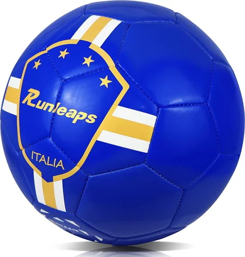 Vista 2 de Runleaps Futsal Ball,Futsal Soccer Ball,Great for Indoor or Outdoor,Low Bounce Size 4 for Training,Playing