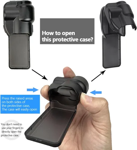 Vista 2 de Protector de lente para DJI Osmo Pocket 3, protector de pantalla de lente para Osmo Pocket3 Accesorios