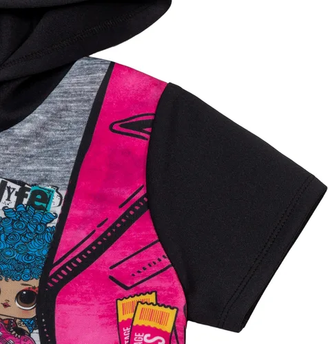 Vista 7 de LOL Surprise Vestido de manga corta con capucha de tul para muñecas con cabello