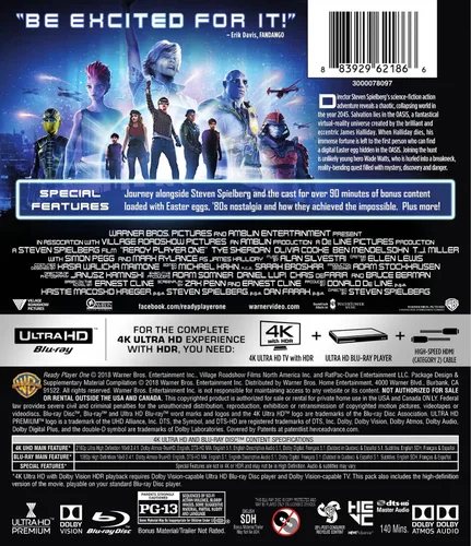 Vista 2 de Ready Player One (4K Ultra HD) 4K UHD