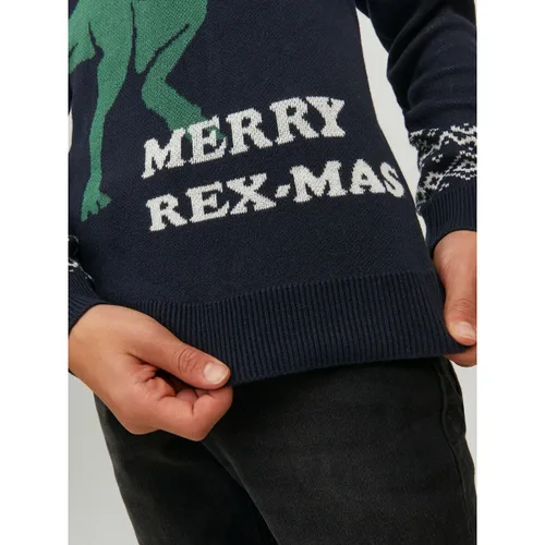 Vista 5 de Jersey Unisex Jack & Jones T REX Azul marino