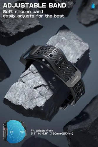 Vista 8 de SUPCASE Paquete para Apple Watch Series 8/7 [1.772 in]