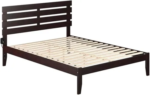 Vista 3 de AFI, Cama Oxford Queen con plataforma, color espresso