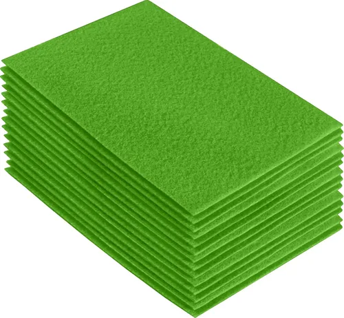 Vista 59 de FabricLA Hojas de fieltro acrílico para manualidades, cuadrados de fieltro precortados suaves de 4 x 4 pulgadas (3.9 in x 3.9 in), utiliza hojas