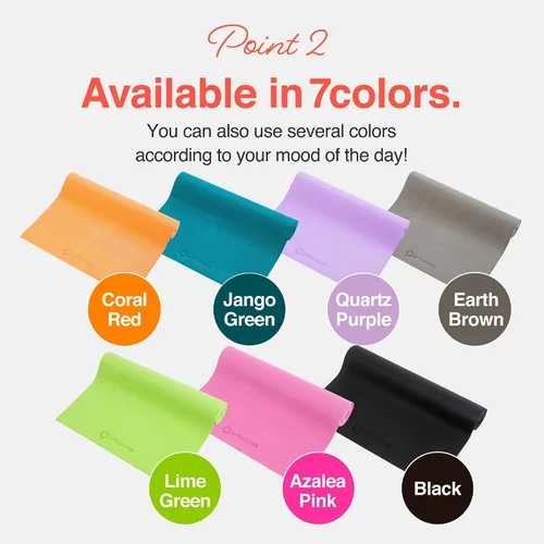 Vista 3 de Esterilla de yoga Primasole con correa de transporte para yoga, pilates, fitness y ejercicios en el suelo en casa y gimnasio, antideslizante, 9