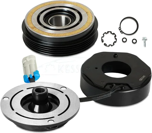 Vista 22 de Kessocco 1set 4711001 4711629 2041703 Kit de embrague de compresor de CA para Honda Odyssey 2005-2007 3.5L, 12V AC Kit de embrague de repuesto